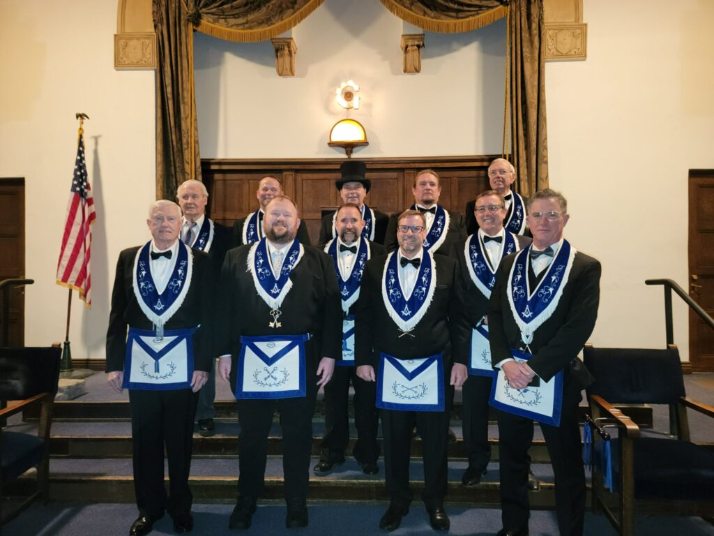 2022 Officers of Meudell-Oildale Lodge #695